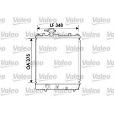734171 VALEO Радиатор, охлаждение двигателя