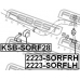 KSB-SORF28 FEBEST Опора, стабилизатор