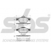 1501223956 S.b.s. Комплект тормозных колодок, дисковый тормоз