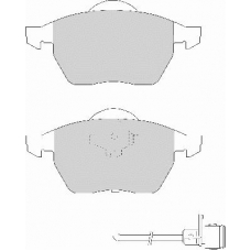 FD6481N NECTO Комплект тормозных колодок, дисковый тормоз