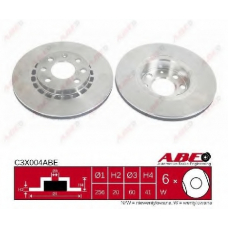 C3X004ABE ABE Тормозной диск