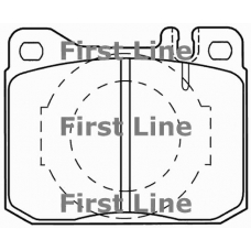 FBP1090 FIRST LINE Комплект тормозных колодок, дисковый тормоз