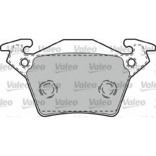 540938 VALEO Комплект тормозных колодок, дисковый тормоз