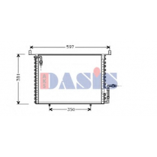 122930N AKS DASIS Конденсатор, кондиционер