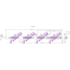 H5829 Brovex-Nelson Тормозной шланг