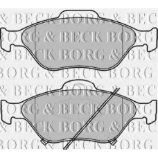 BBP1999 BORG & BECK Комплект тормозных колодок, дисковый тормоз