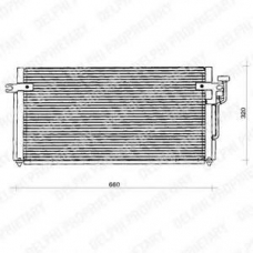 TSP0225127 DELPHI Конденсатор, кондиционер