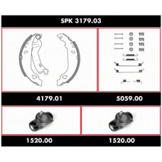 SPK 3179.03 ROADHOUSE Комплект тормозов, барабанный тормозной механизм