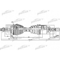PDS1408 PATRON Приводной вал