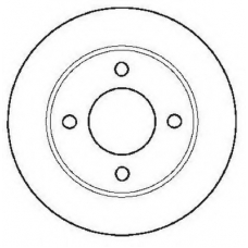 561683BC BENDIX Тормозной диск