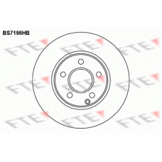 BS7196HB FTE Тормозной диск
