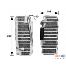 8FV 351 210-471 HELLA Испаритель, кондиционер