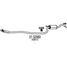 01.52560 MTS Средний глушитель выхлопных газов