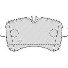 FVR4037 FERODO Комплект тормозных колодок, дисковый тормоз