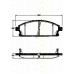 8110 14044 TRISCAN Комплект тормозных колодок, дисковый тормоз