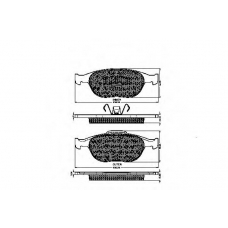 32458 SPIDAN Комплект тормозных колодок, дисковый тормоз