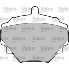 598497 VALEO Комплект тормозных колодок, дисковый тормоз