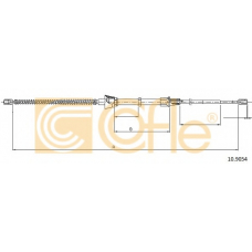 10.9054 COFLE Трос, стояночная тормозная система