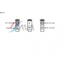 BW1171 AVA Расширительный клапан, кондиционер