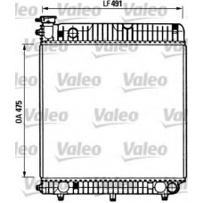 730883 VALEO Радиатор, охлаждение двигателя