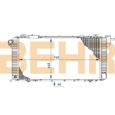 00971 BEHR Radiator