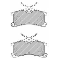 FDB1895 FERODO Комплект тормозных колодок, дисковый тормоз