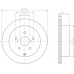 MDC886 MINTEX Тормозной диск