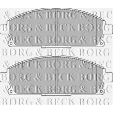 BBP1820 BORG & BECK Комплект тормозных колодок, дисковый тормоз