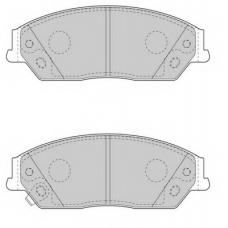 FD7591A NECTO Комплект тормозных колодок, дисковый тормоз