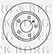 BBD5709S BORG & BECK Тормозной диск