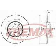 BD-9058 FREMAX Тормозной диск