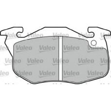 540500 VALEO Комплект тормозных колодок, дисковый тормоз