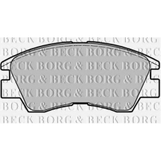 BBP1671 BORG & BECK Комплект тормозных колодок, дисковый тормоз