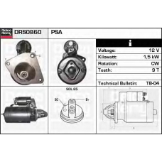DRS0860 DELCO REMY Стартер