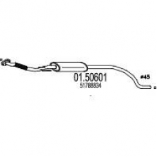 01.50601 MTS Средний глушитель выхлопных газов