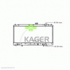 31-2018 KAGER Радиатор, охлаждение двигателя