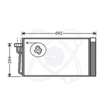 30E0027 ELECTRO AUTO Конденсатор, кондиционер