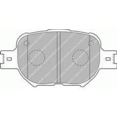 FDS1528 FERODO Комплект тормозных колодок, дисковый тормоз