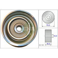 532 0738 10 INA Паразитный / ведущий ролик, поликлиновой ремень