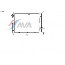 OL2165 AVA Радиатор, охлаждение двигателя