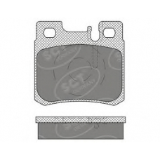 SP 660 SCT Комплект тормозных колодок, дисковый тормоз