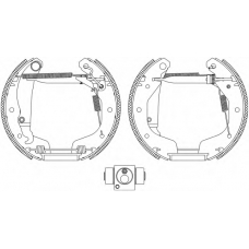 8DB 355 005-211 HELLA Комплект тормозных колодок