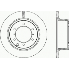 BDR2211.20 OPEN PARTS Тормозной диск