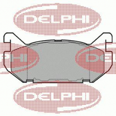 LP802 DELPHI Комплект тормозных колодок, дисковый тормоз