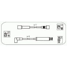 ODS250 JANMOR Комплект проводов зажигания