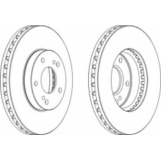 DDF724-1 FERODO Тормозной диск