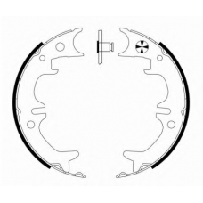 8DA 355 050-211 HELLA Комплект тормозных колодок, стояночная тормозная с