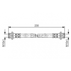 1 987 476 137 BOSCH Тормозной шланг