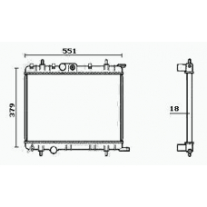 RM0393 EQUAL QUALITY Радиатор, охлаждение двигателя