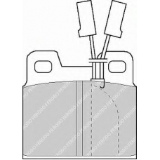 T0610387 RAMEDER Комплект тормозных колодок, дисковый тормоз